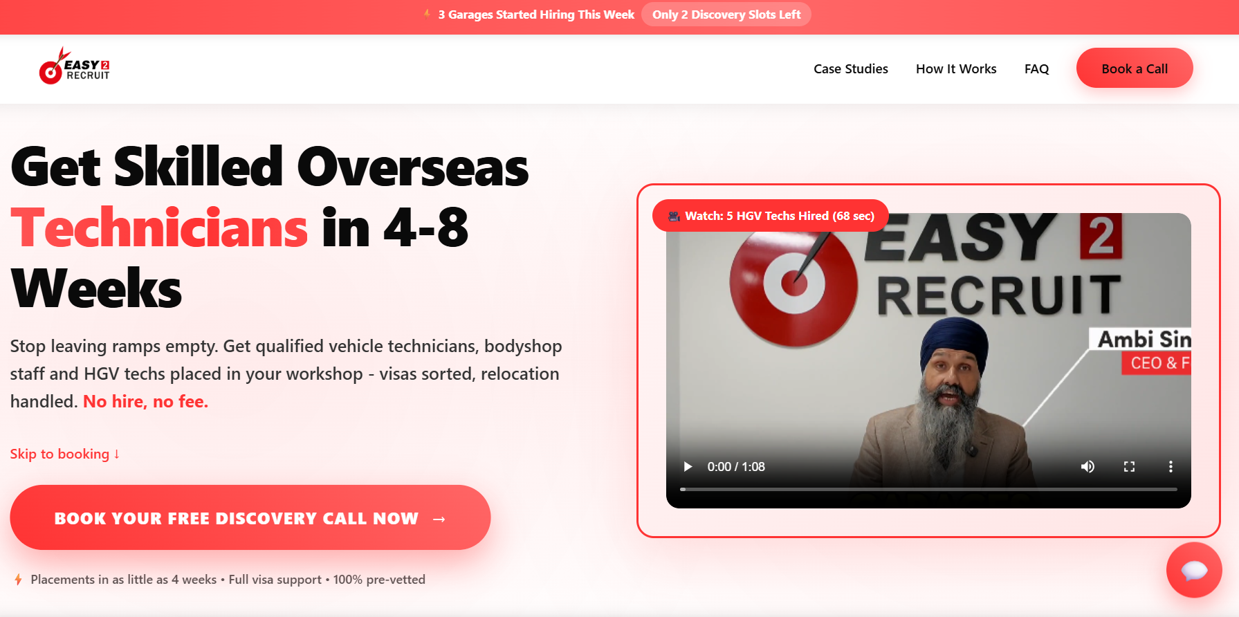 Easy2Recruit website